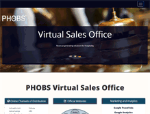 Tablet Screenshot of phobs.net